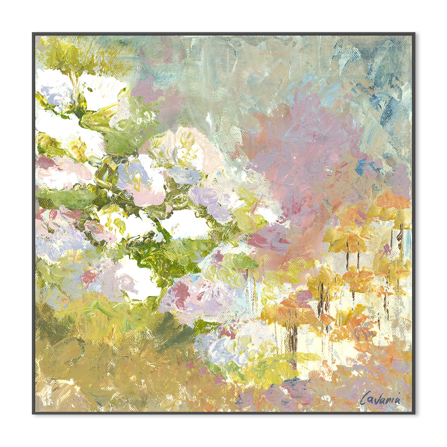 wall-art-print-canvas-poster-framed-Fleur De Jardin, Style D-3