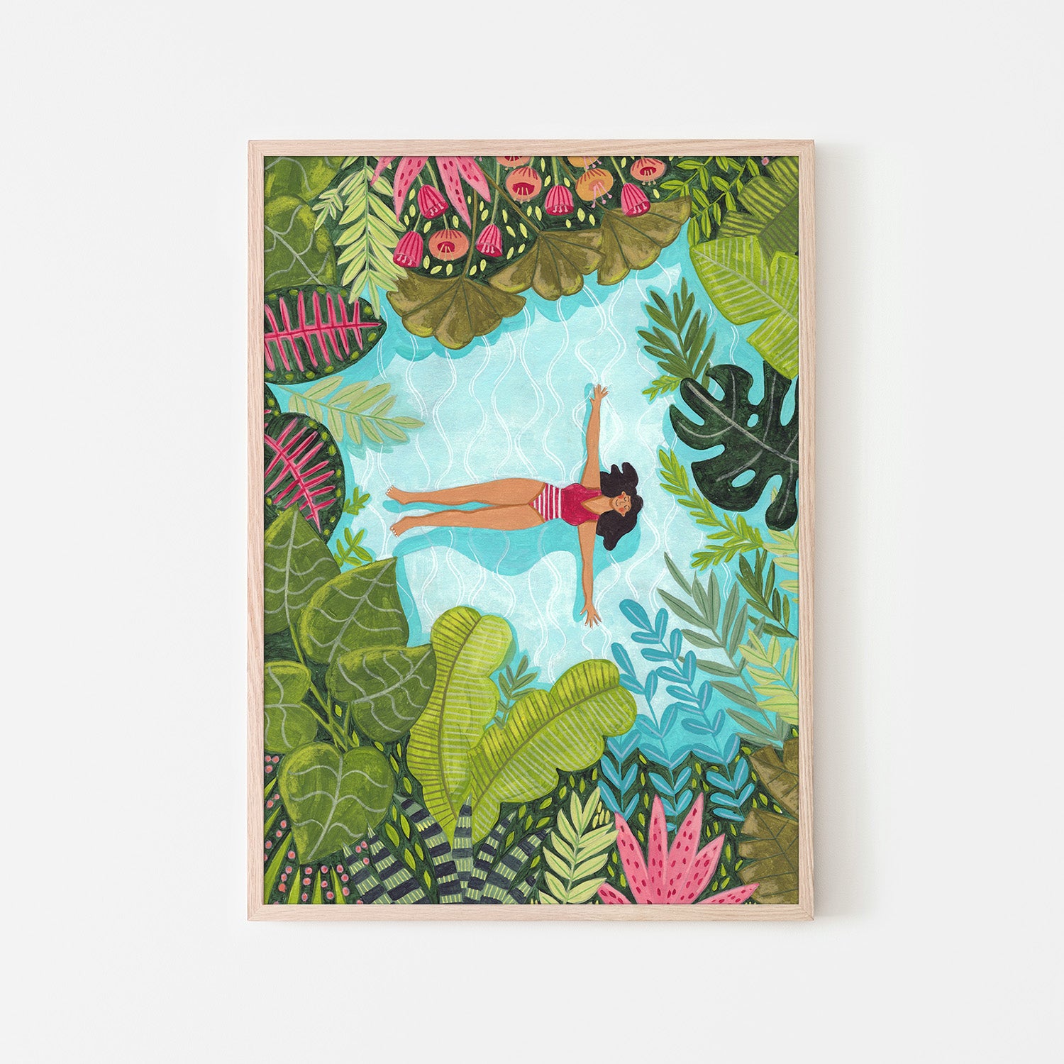 wall-art-print-canvas-poster-framed-Floating in Tropical Sea-6