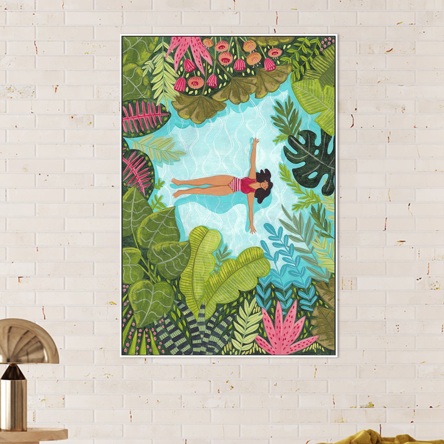 wall-art-print-canvas-poster-framed-Floating in Tropical Sea-7