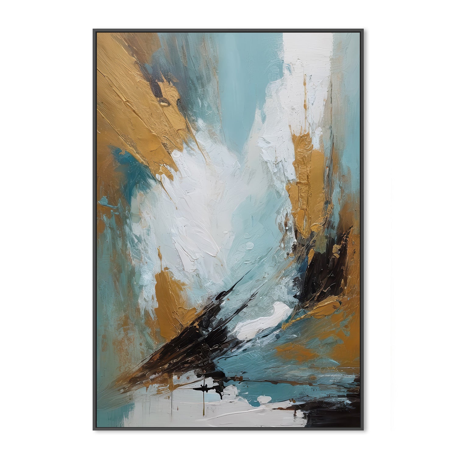 wall-art-print-canvas-poster-framed-flock of swallows-3