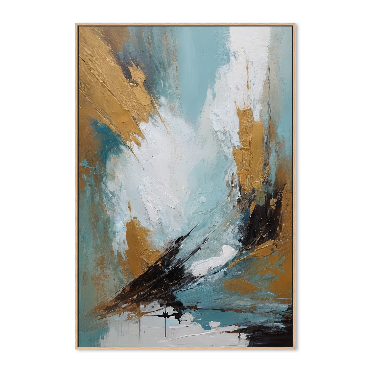 wall-art-print-canvas-poster-framed-flock of swallows-4