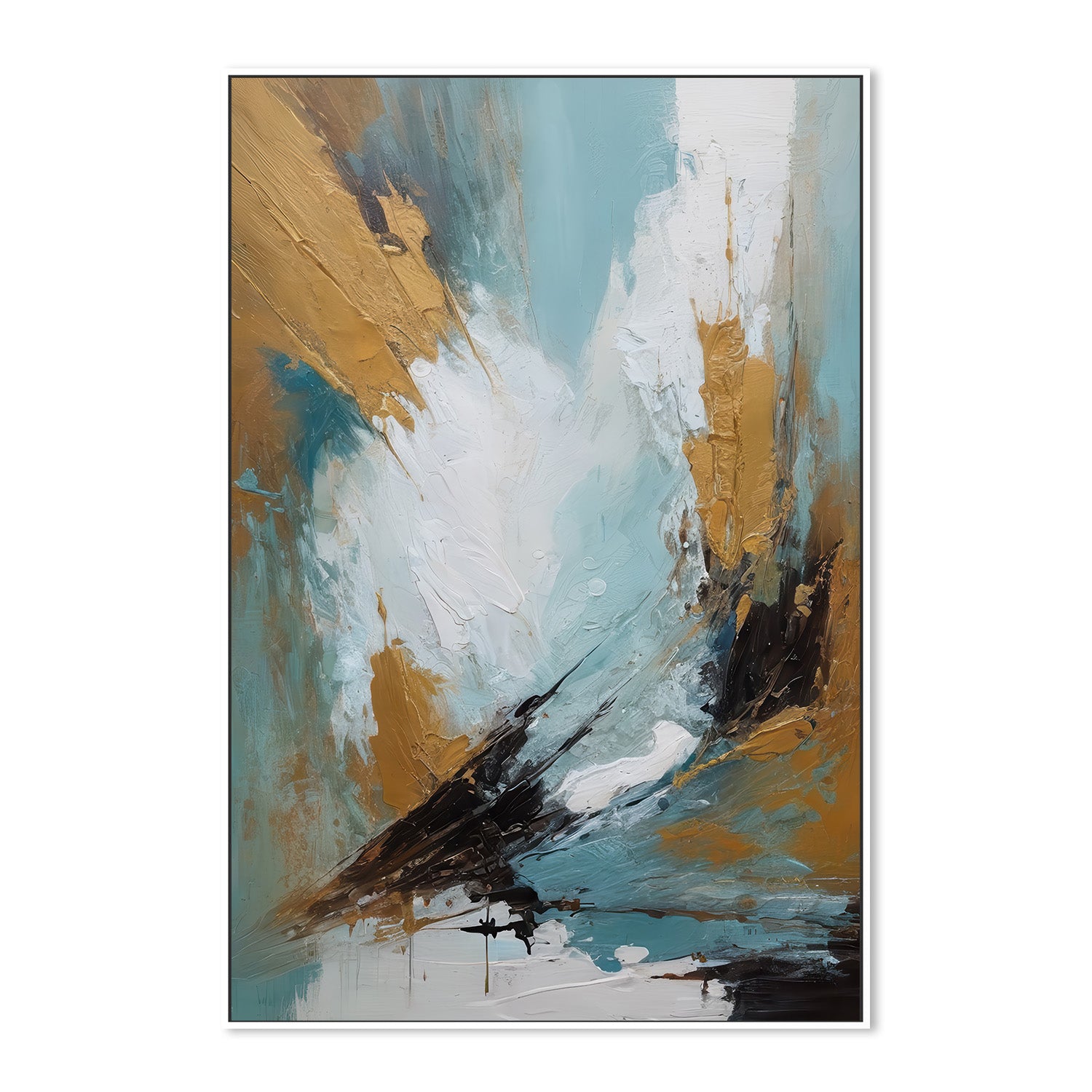 wall-art-print-canvas-poster-framed-flock of swallows-5