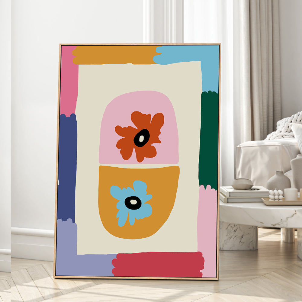 wall-art-print-canvas-poster-framed-Floral Capsule , By Miho Art Studio , By Miho Art Studio-2