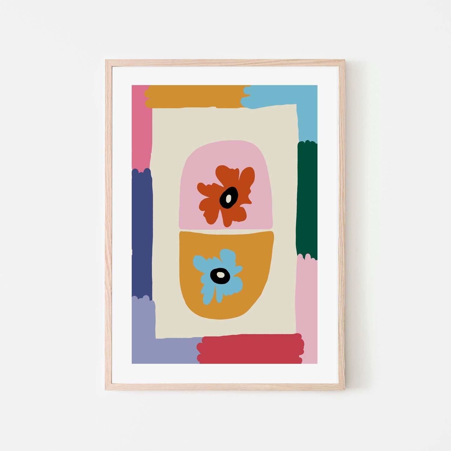 wall-art-print-canvas-poster-framed-Floral Capsule , By Miho Art Studio , By Miho Art Studio-6