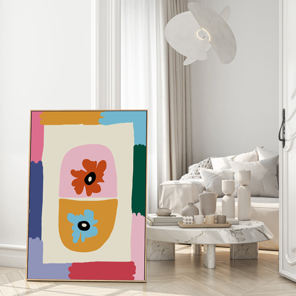 wall-art-print-canvas-poster-framed-Floral Capsule , By Miho Art Studio , By Miho Art Studio-7