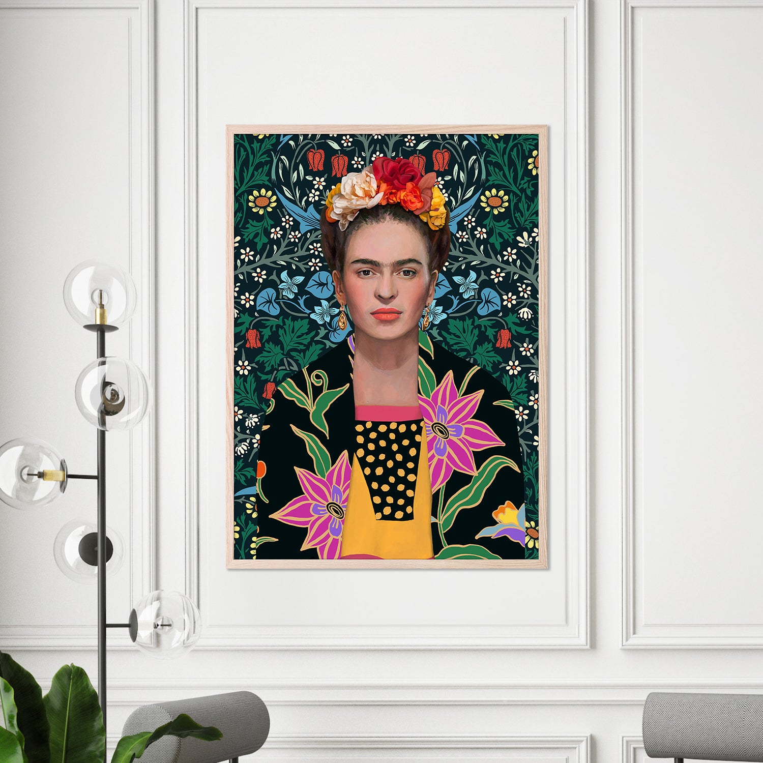 wall-art-print-canvas-poster-framed-Floral Essence-2