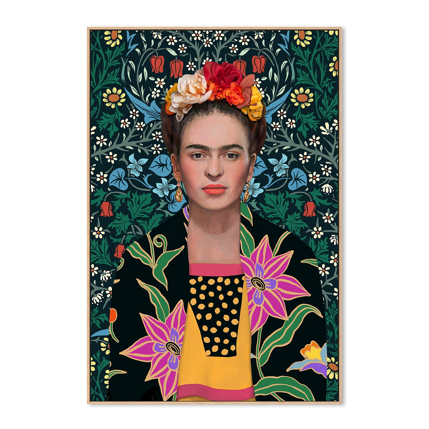 wall-art-print-canvas-poster-framed-Floral Essence-4