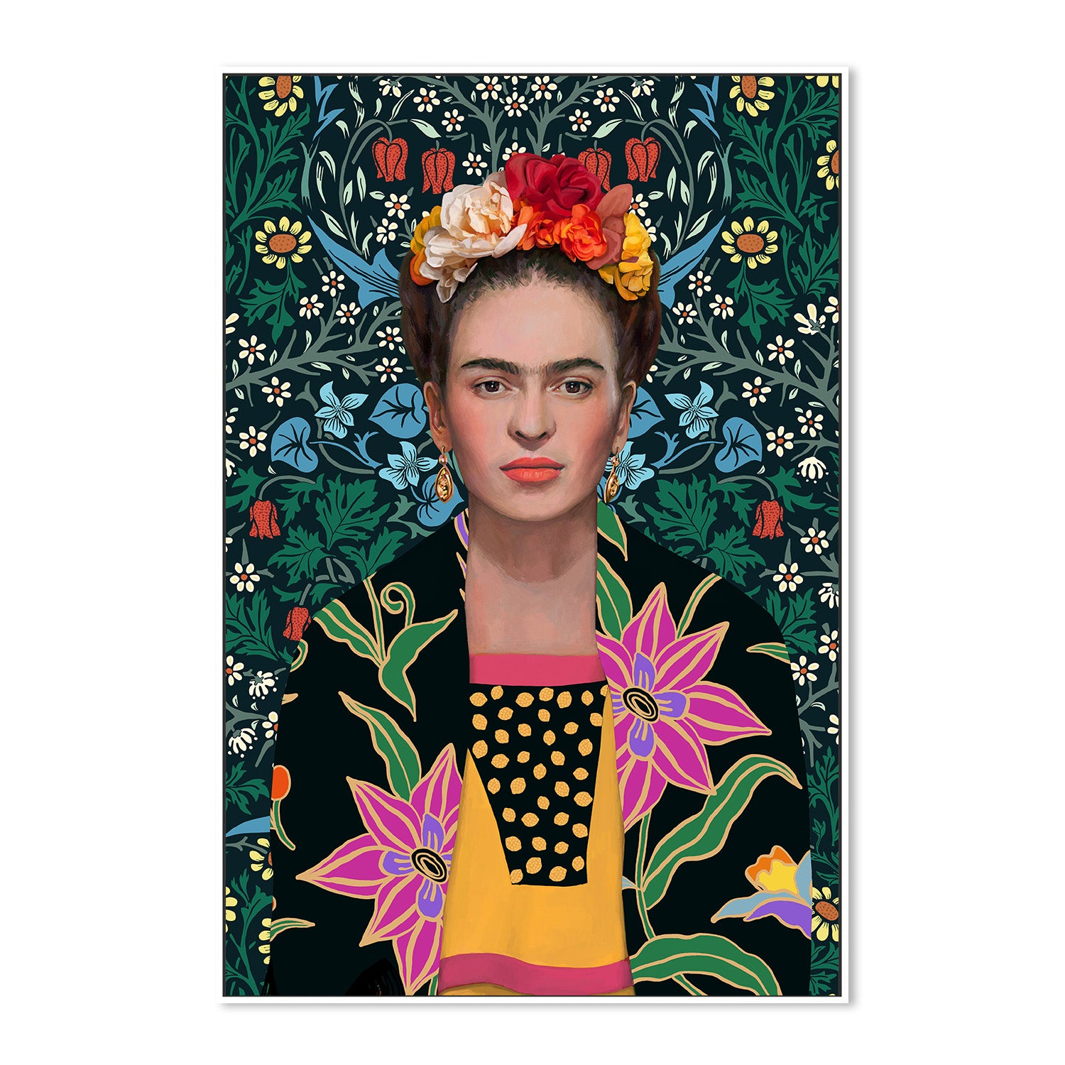 wall-art-print-canvas-poster-framed-Floral Essence-5