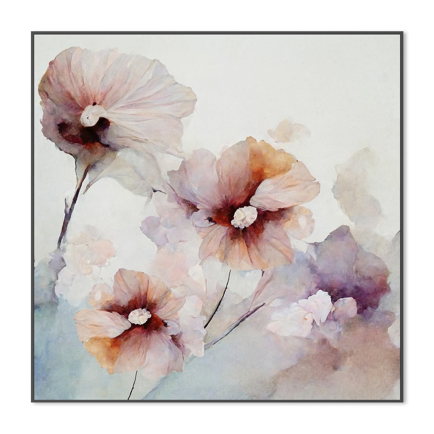 wall-art-print-canvas-poster-framed-Floral Harmony , By Leah Mclean-3