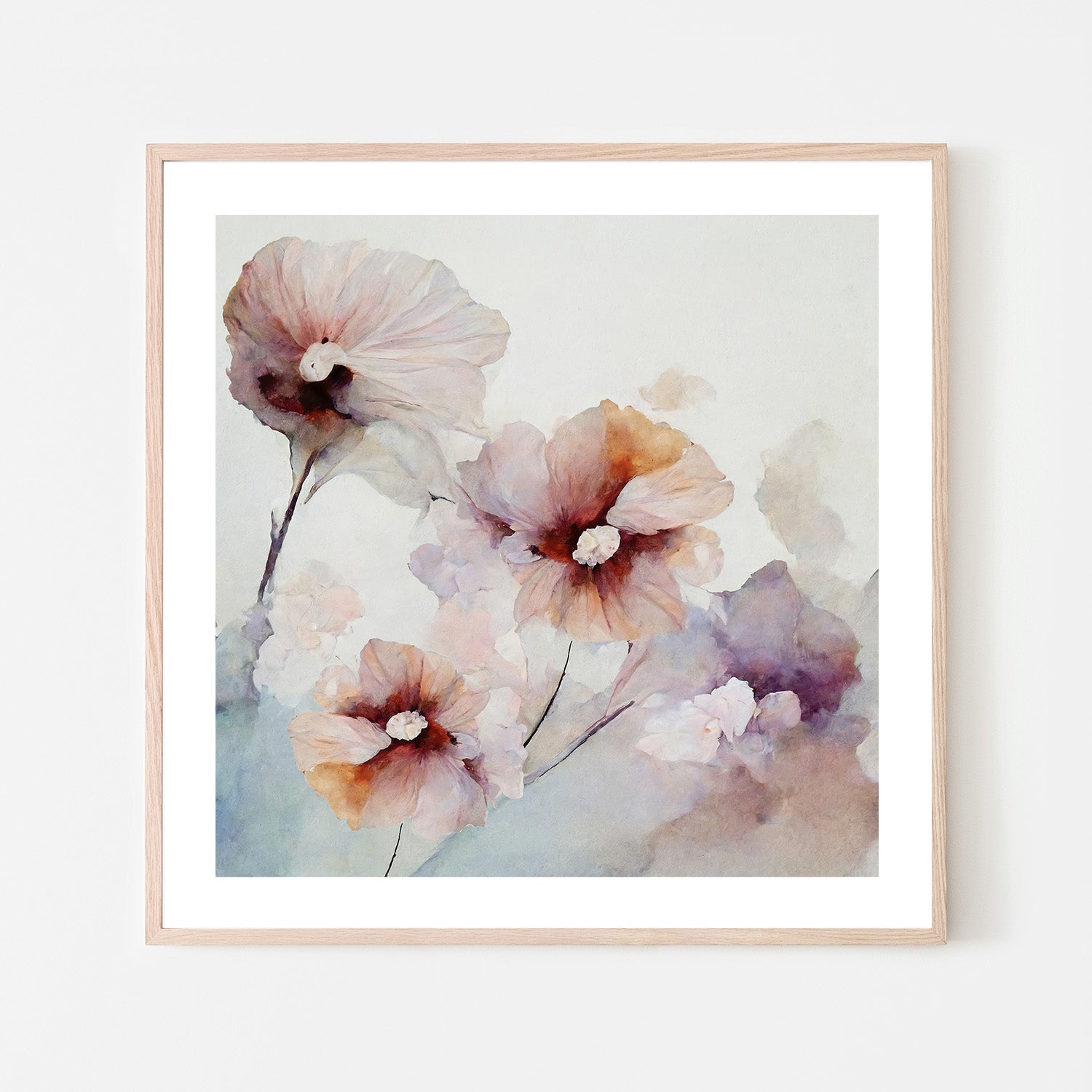 wall-art-print-canvas-poster-framed-Floral Harmony , By Leah Mclean-6