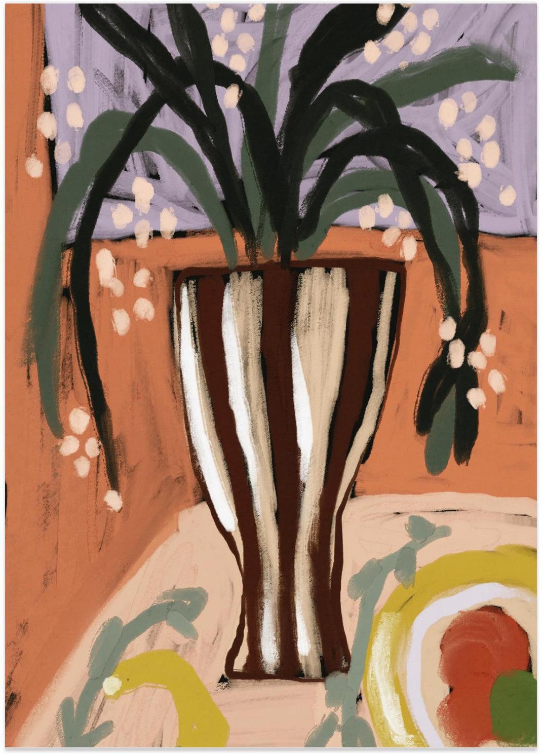 wall-art-print-canvas-poster-framed-Floral still life no 3 , By Treechild-1