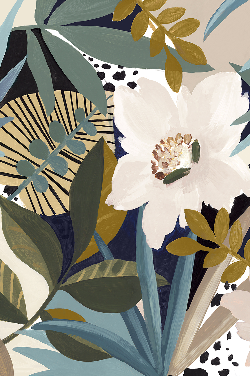 wall-art-print-canvas-poster-framed-Floral Symphony , By Eva Watts-1