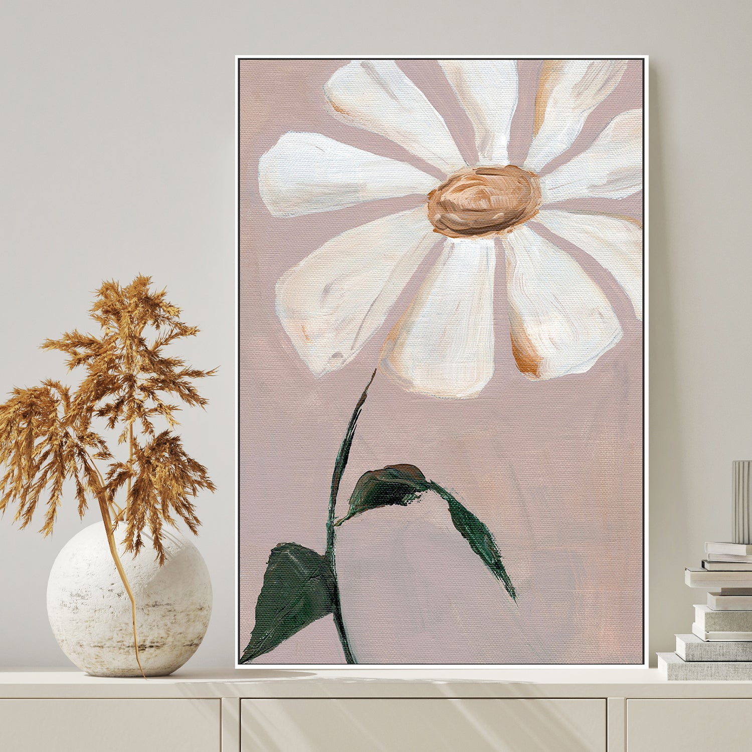 wall-art-print-canvas-poster-framed-Flower , By Nikita Jariwala-2