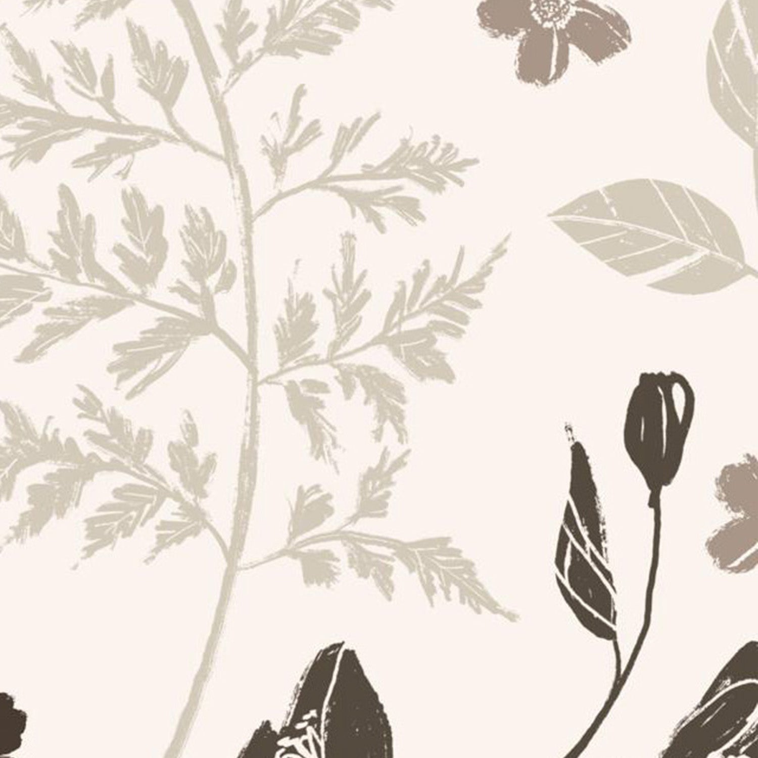 wall-art-print-canvas-poster-framed-Flower Feast, Brown v2, Style A & B, Set Of 2-15