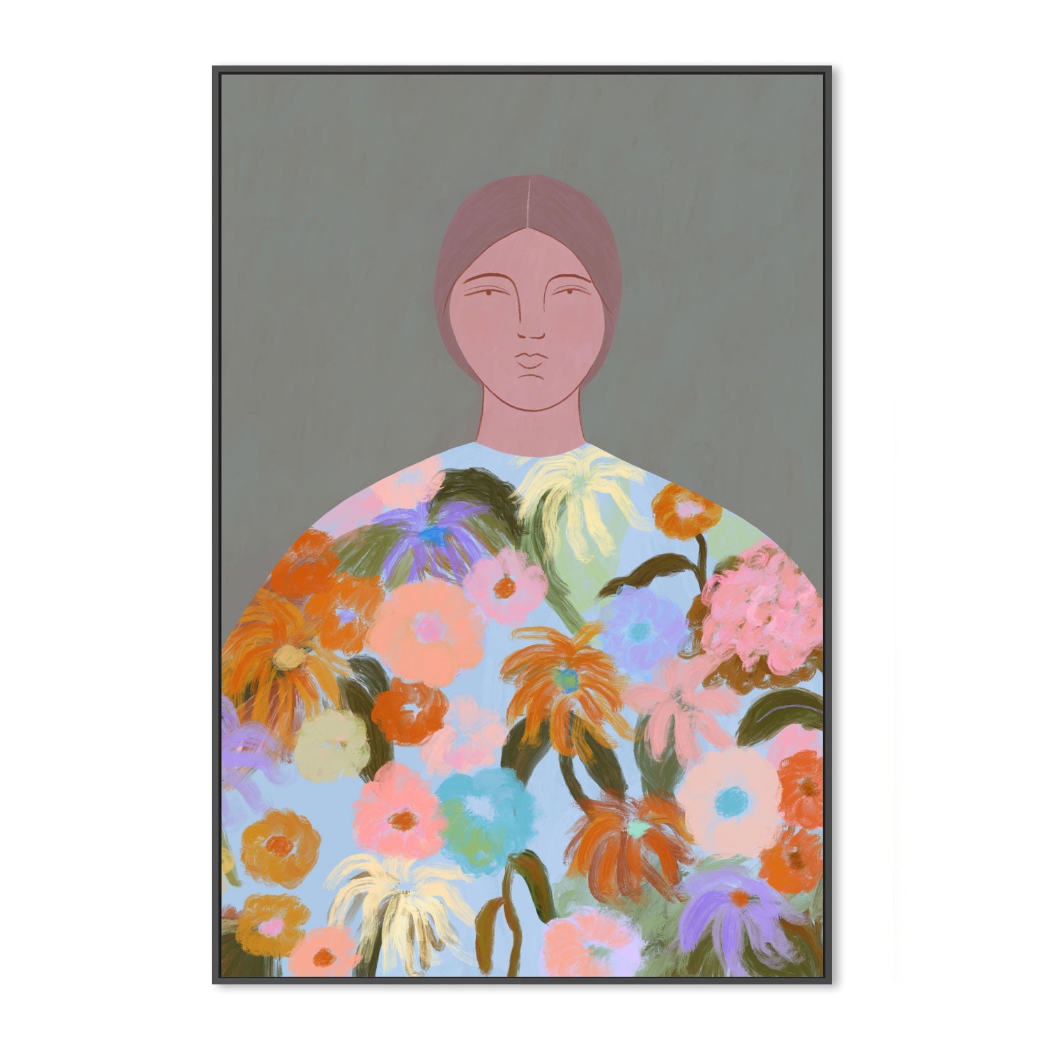 wall-art-print-canvas-poster-framed-Flower Fields , By Constanza Goeppinger-3