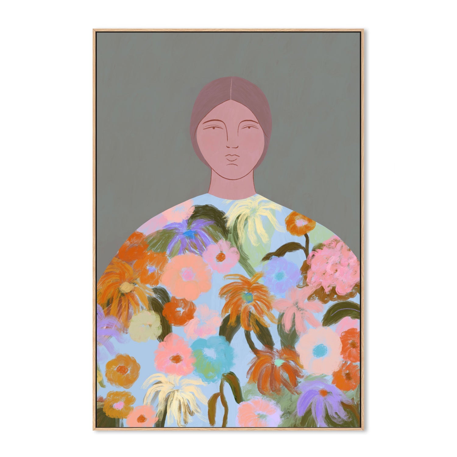 wall-art-print-canvas-poster-framed-Flower Fields , By Constanza Goeppinger-4