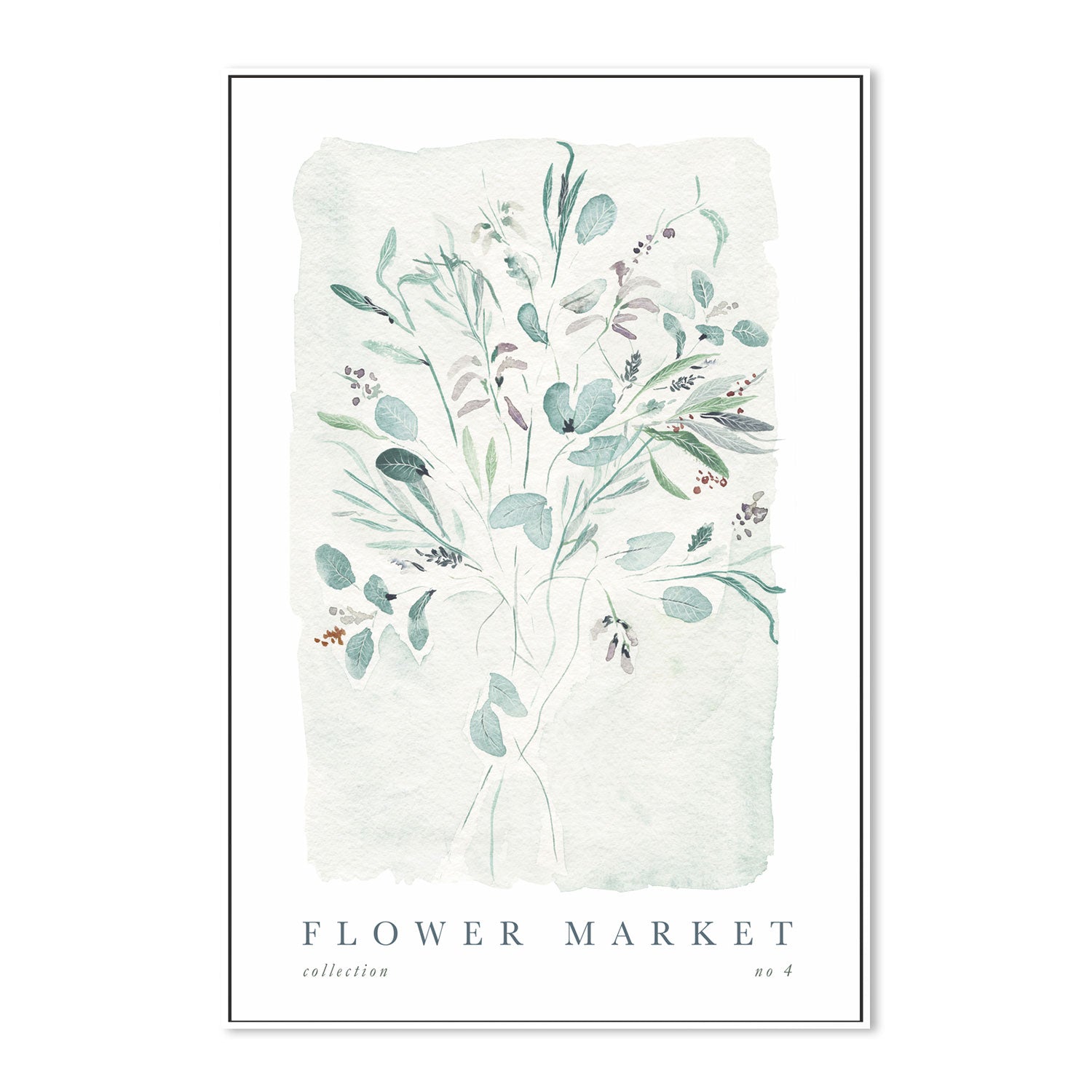 wall-art-print-canvas-poster-framed-Flower Market, Style D-GIOIA-WALL-ART