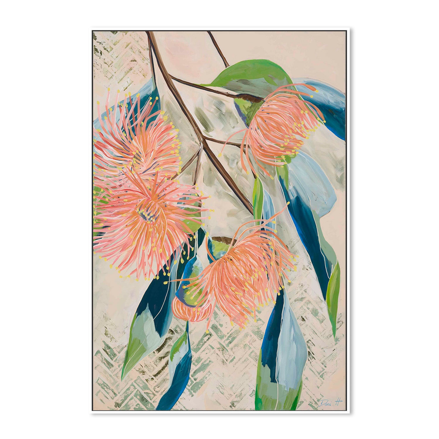 wall-art-print-canvas-poster-framed-Flowering Pastels-5