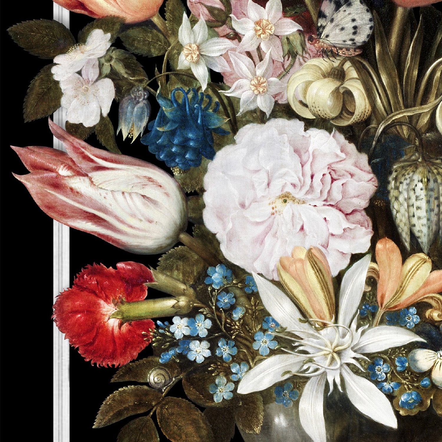 wall-art-print-canvas-poster-framed-Flowers In a Glass Vase-the Remix-10