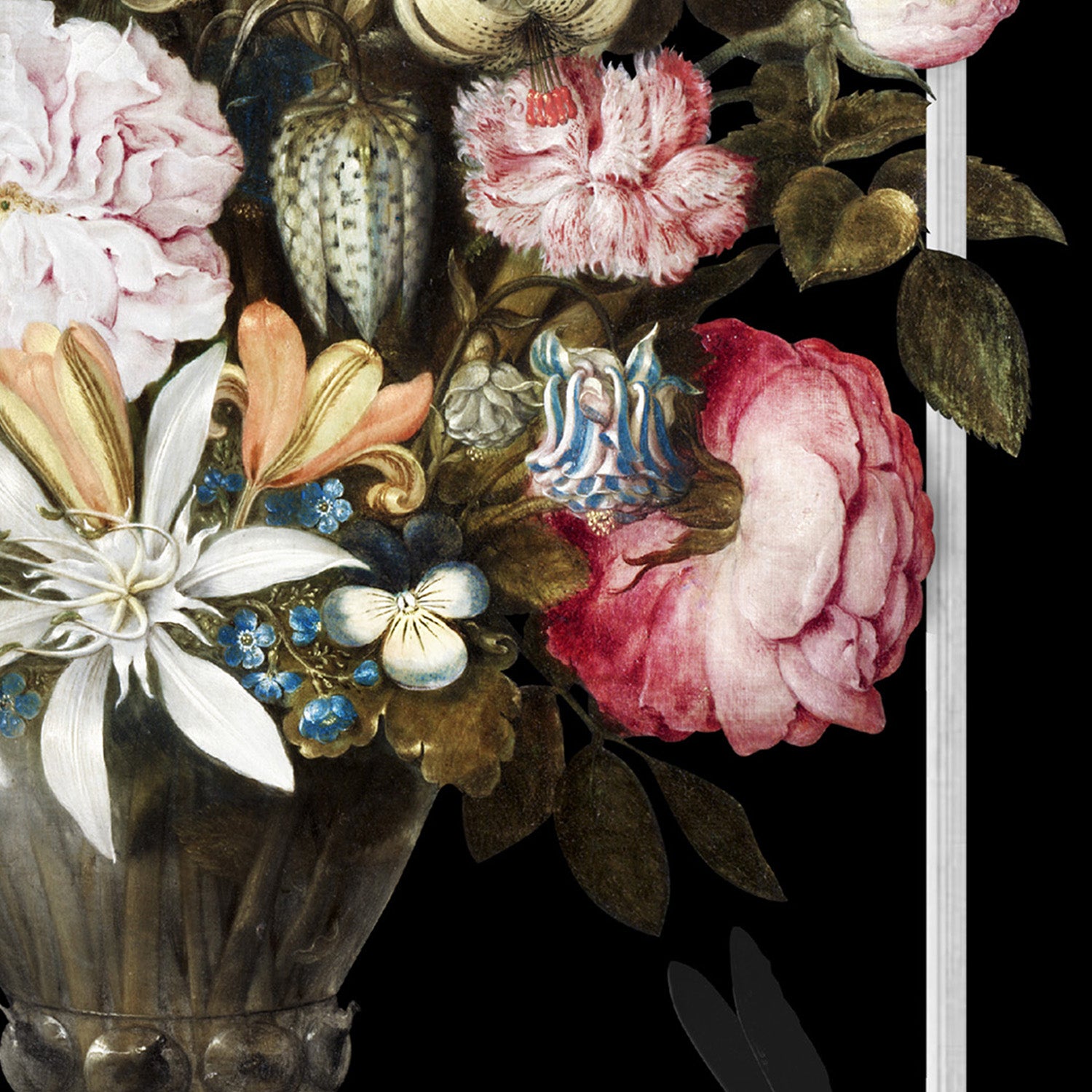 wall-art-print-canvas-poster-framed-Flowers In a Glass Vase-the Remix-11