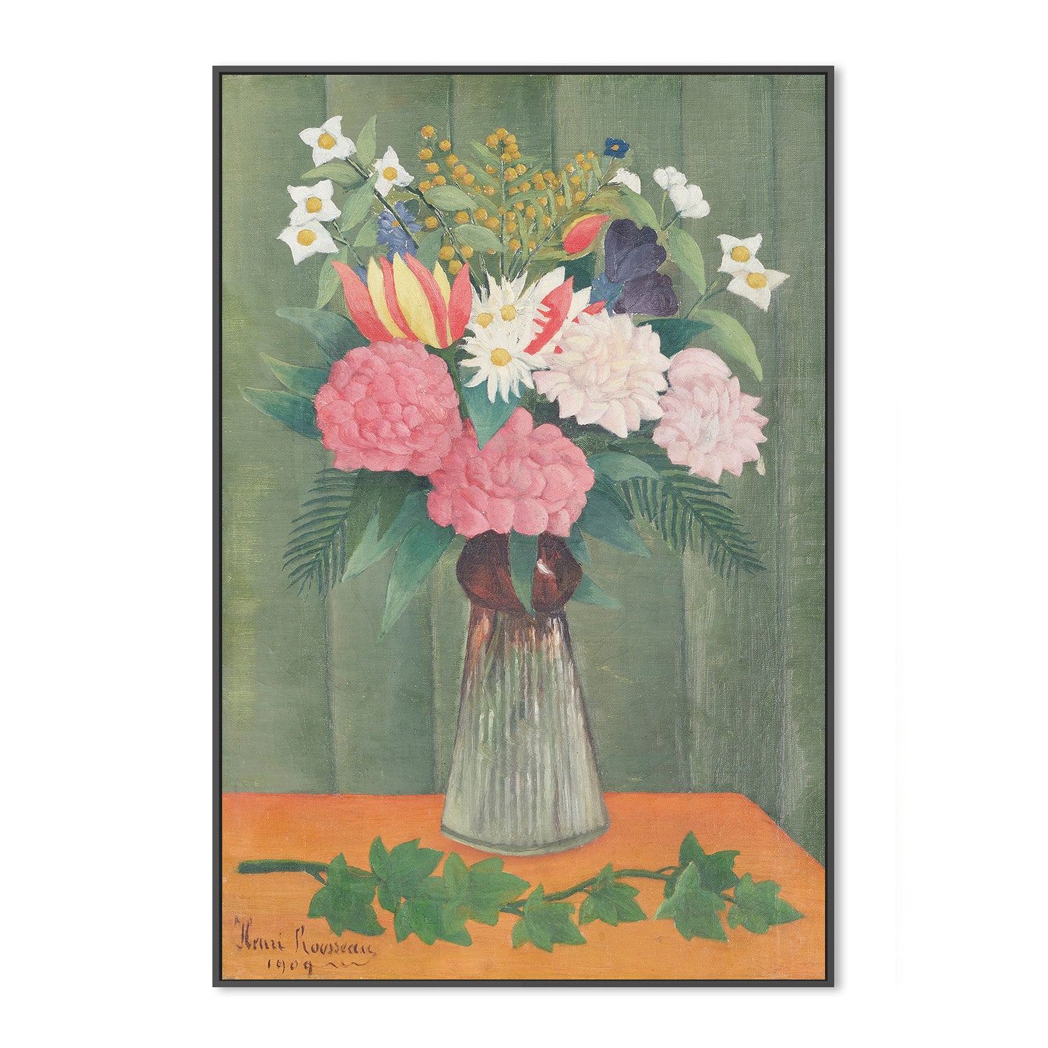 wall-art-print-canvas-poster-framed-Flowers In a Vase-3