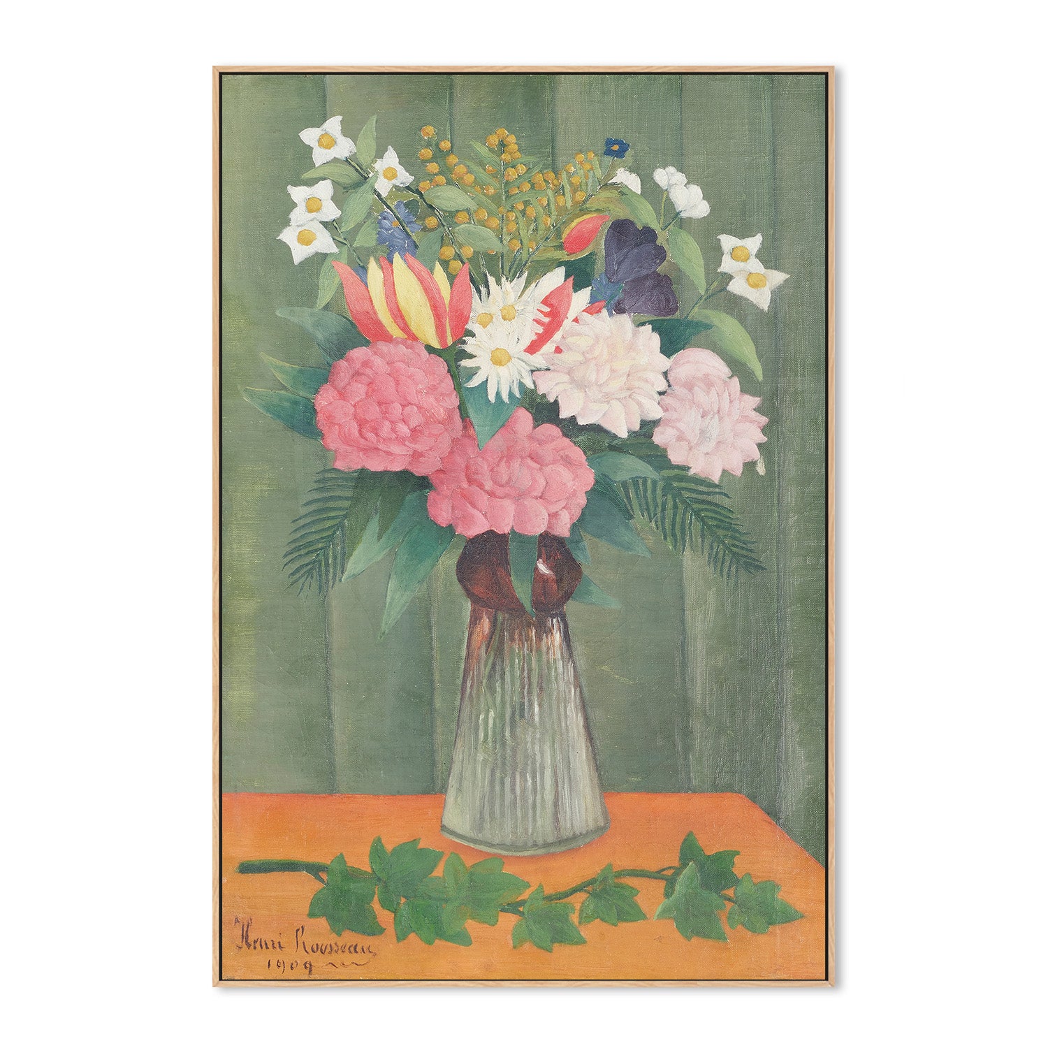 wall-art-print-canvas-poster-framed-Flowers In a Vase-4