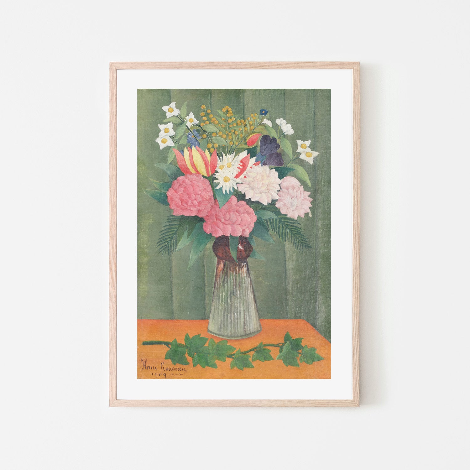 wall-art-print-canvas-poster-framed-Flowers In a Vase-6