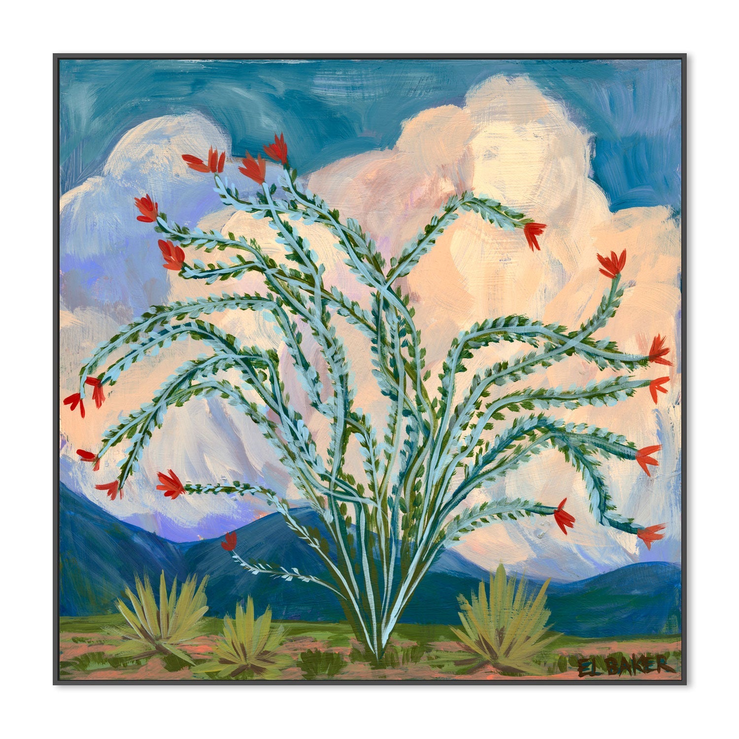 wall-art-print-canvas-poster-framed-Flowing In The Breeze , By Eleanor Baker-3