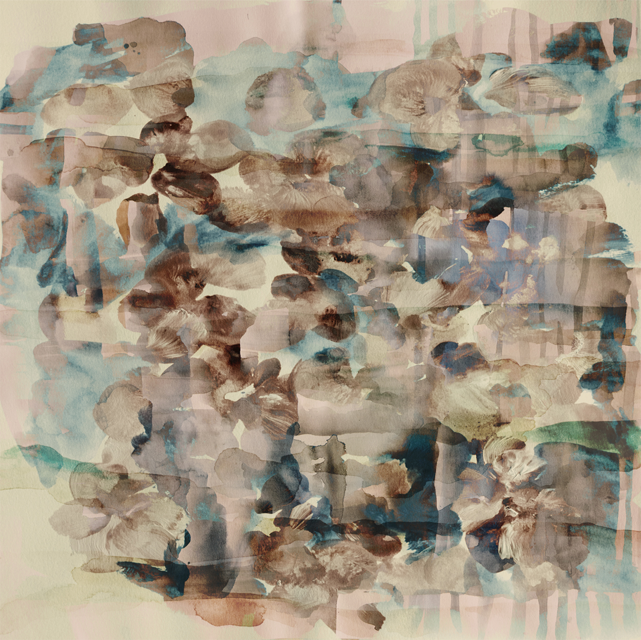 wall-art-print-canvas-poster-framed-Fluid Florals , By Hope Bainbridge-1