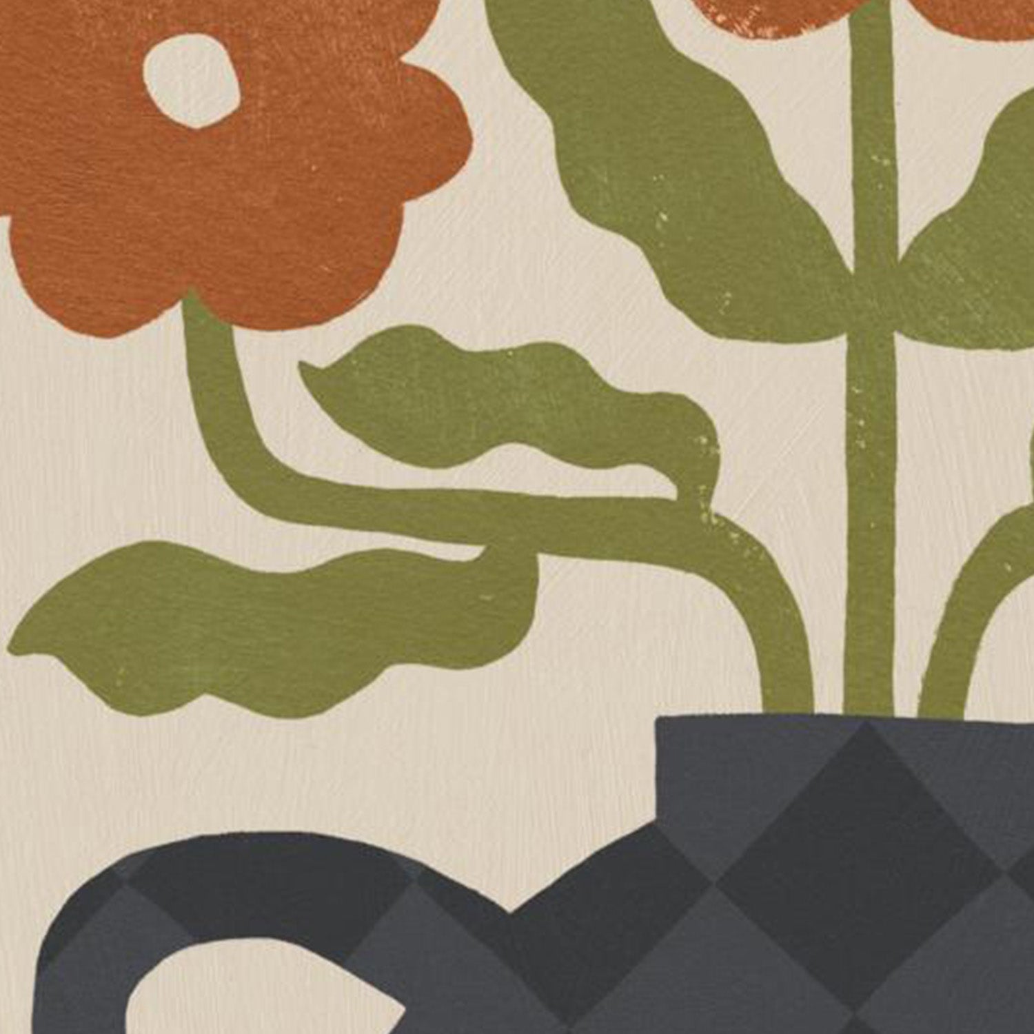 wall-art-print-canvas-poster-framed-Folk Floral, Style B-10