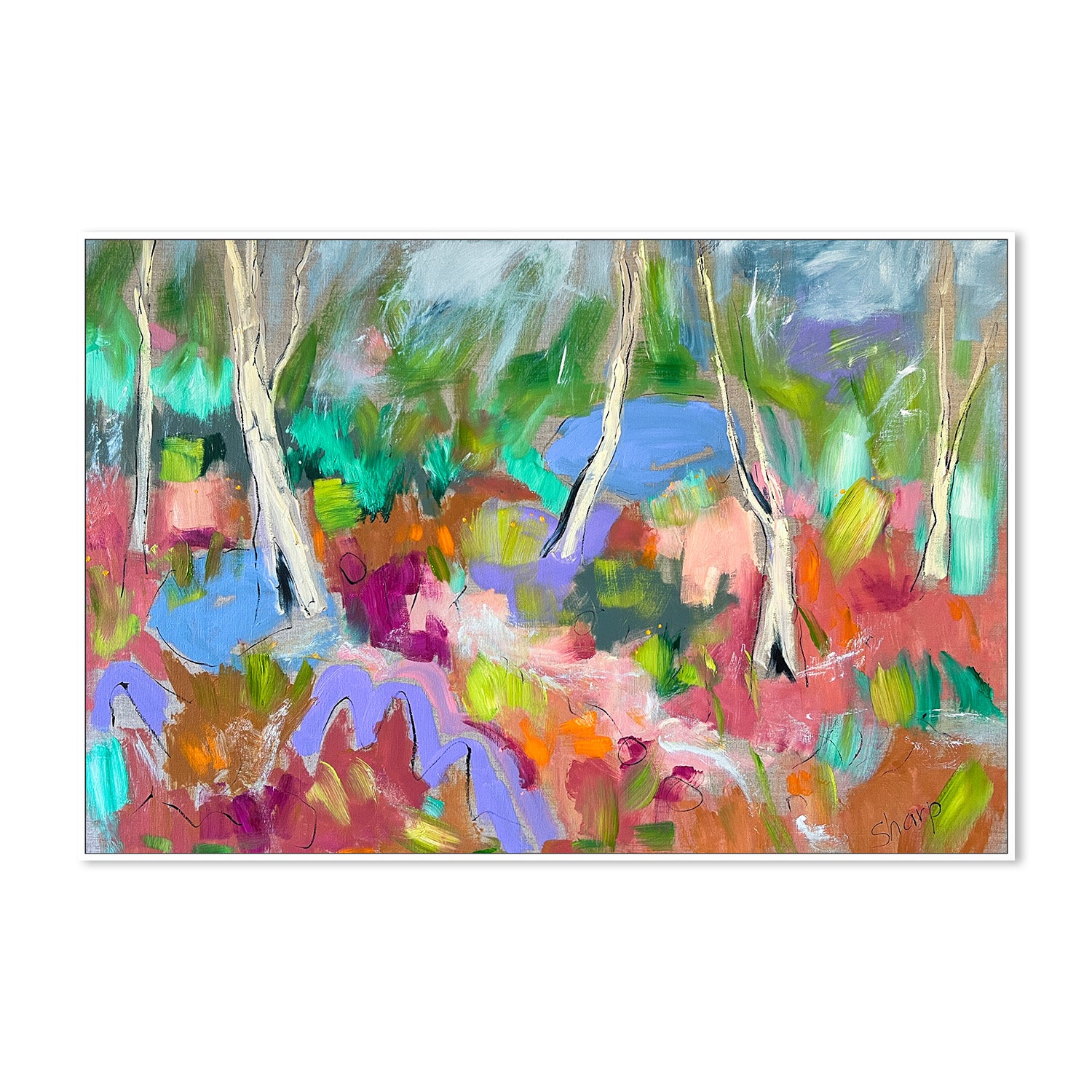 wall-art-print-canvas-poster-framed-Forest-5
