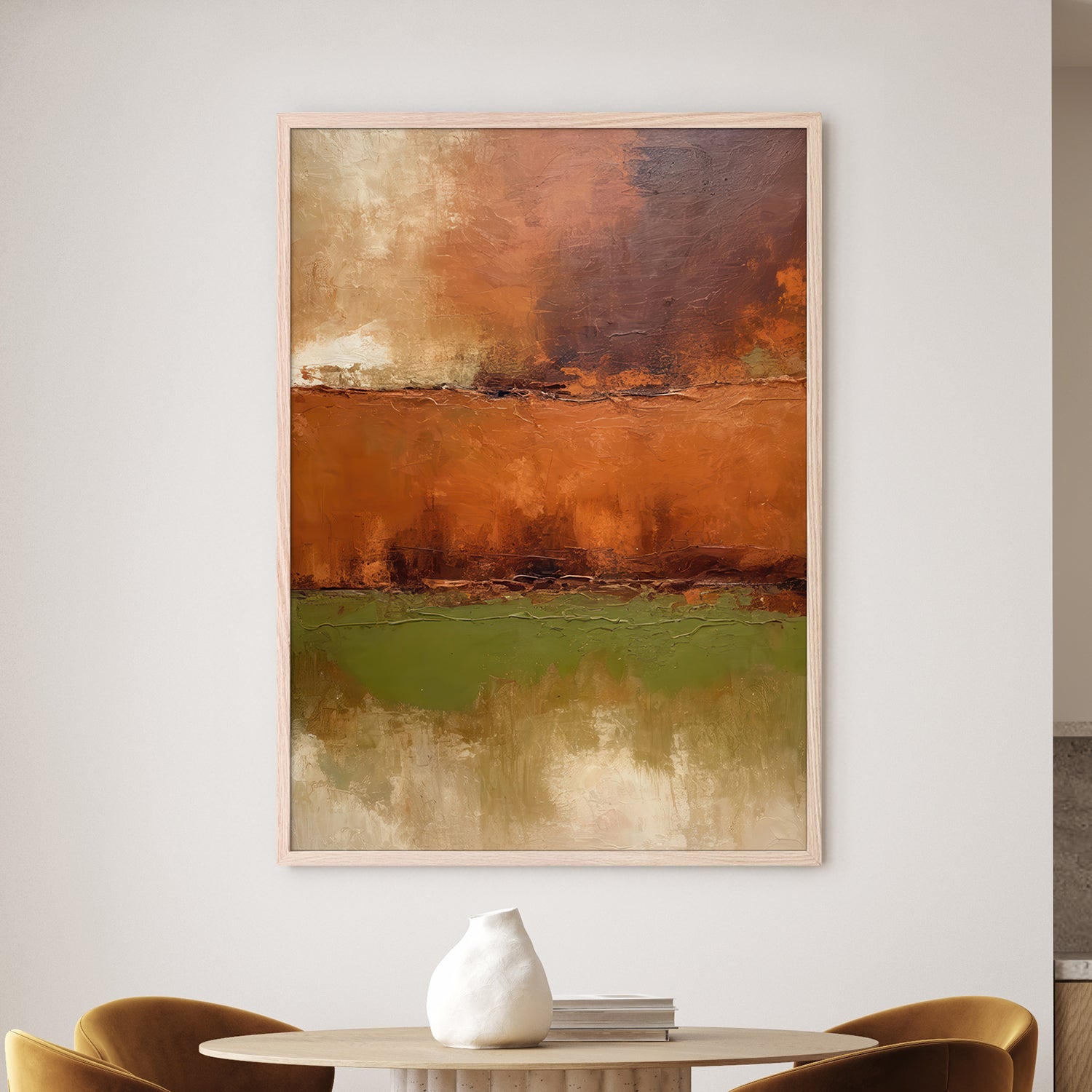 wall-art-print-canvas-poster-framed-forest and flame-2