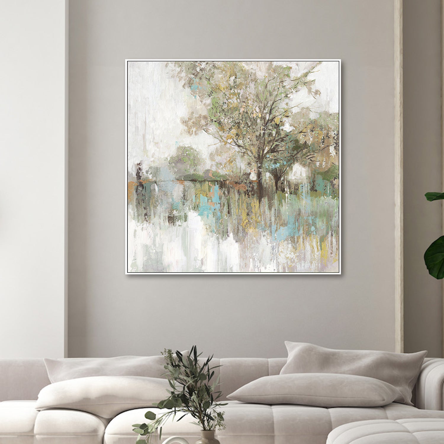 wall-art-print-canvas-poster-framed-Forest Green Reflections-2