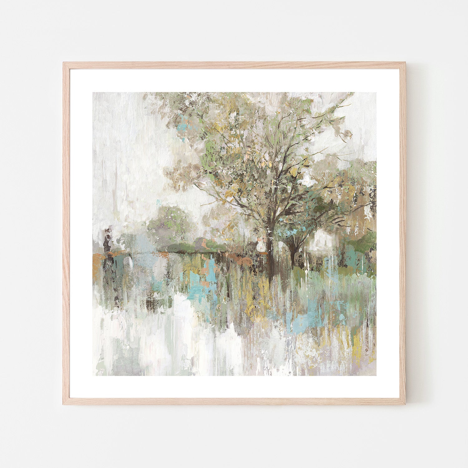 wall-art-print-canvas-poster-framed-Forest Green Reflections-6