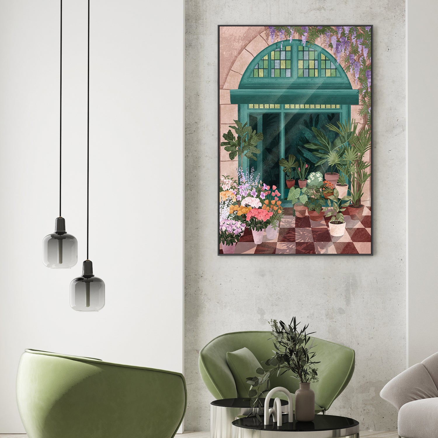 wall-art-print-canvas-poster-framed-French Flowershop-2