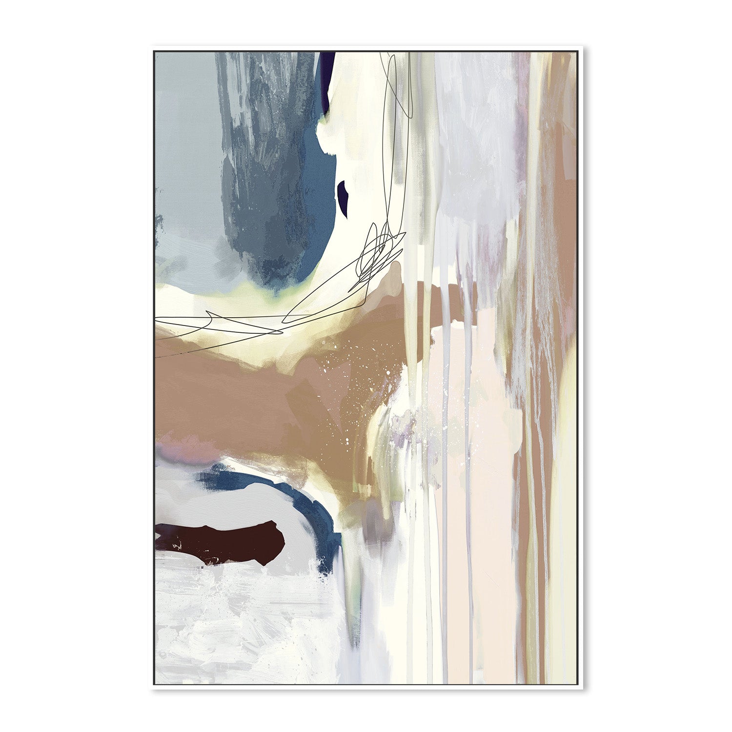 wall-art-print-canvas-poster-framed-Fresh, Abstract Art-5