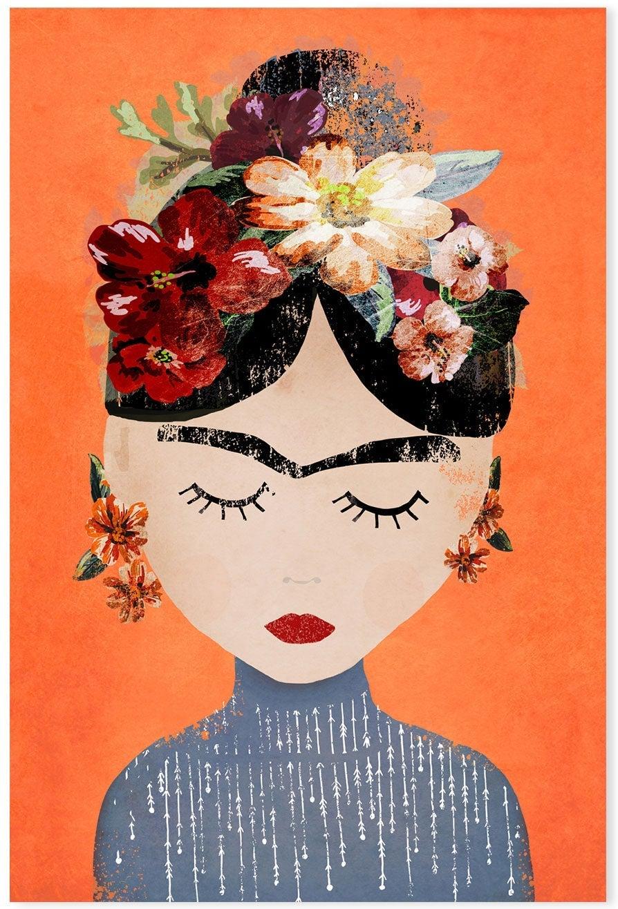 wall-art-print-canvas-poster-framed-Friday, Orange Version , By Treechild-GIOIA-WALL-ART