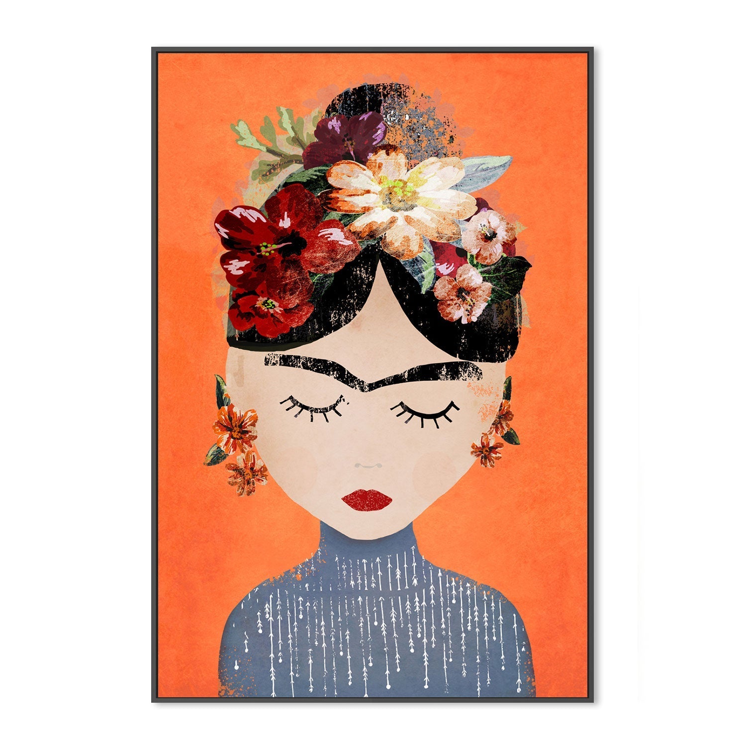 wall-art-print-canvas-poster-framed-Friday, Orange Version , By Treechild-GIOIA-WALL-ART