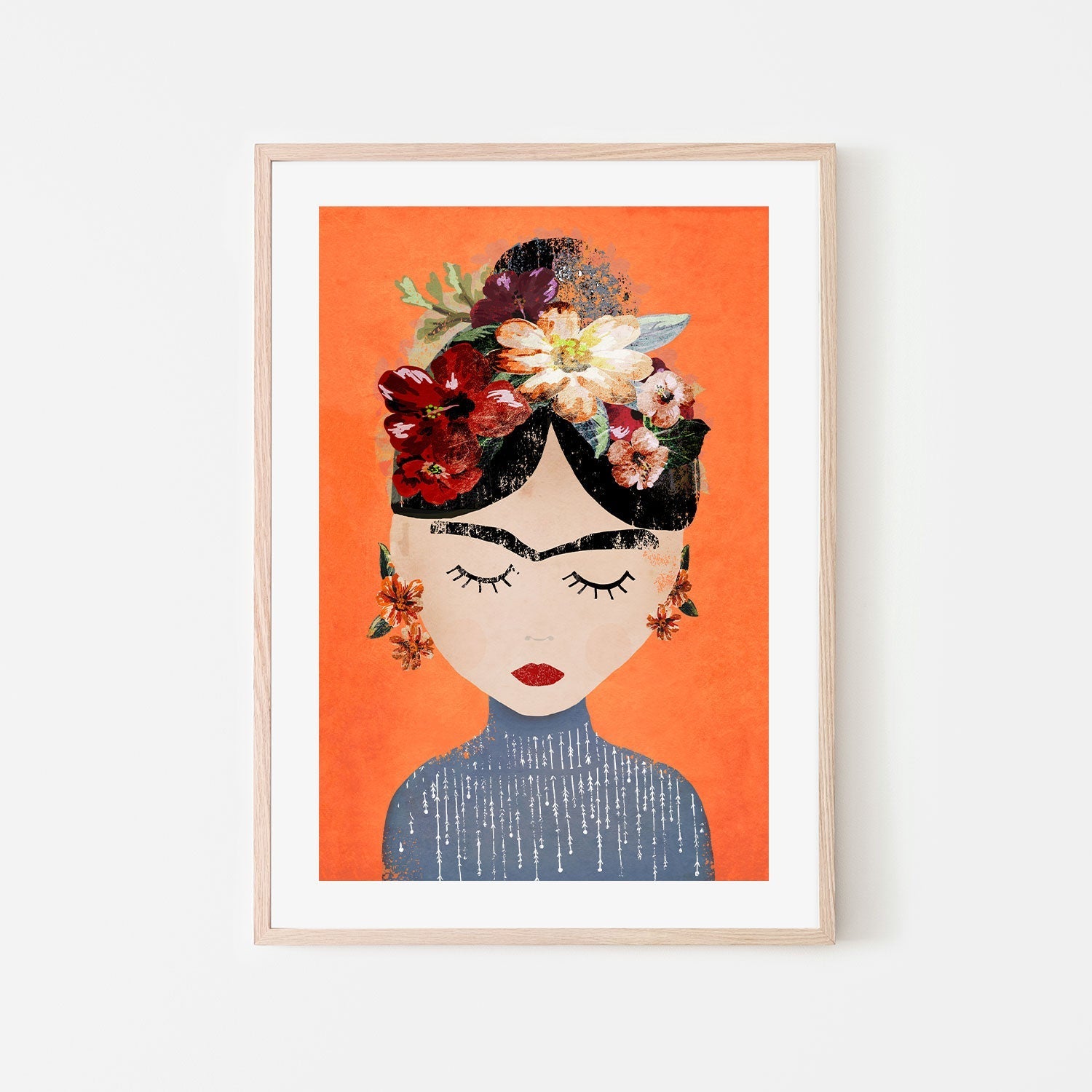 wall-art-print-canvas-poster-framed-Friday, Orange Version , By Treechild-GIOIA-WALL-ART