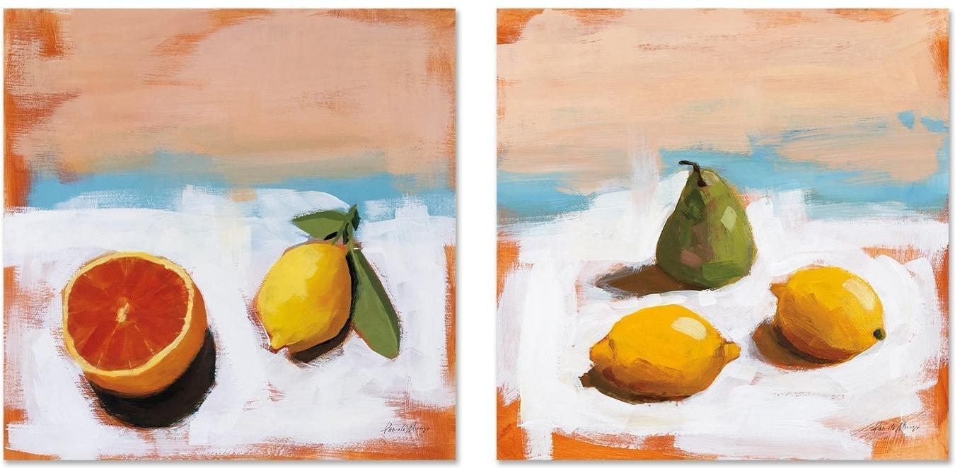 wall-art-print-canvas-poster-framed-Fruit and Cheer, Set of 2-by-Pamela Munger-Gioia Wall Art
