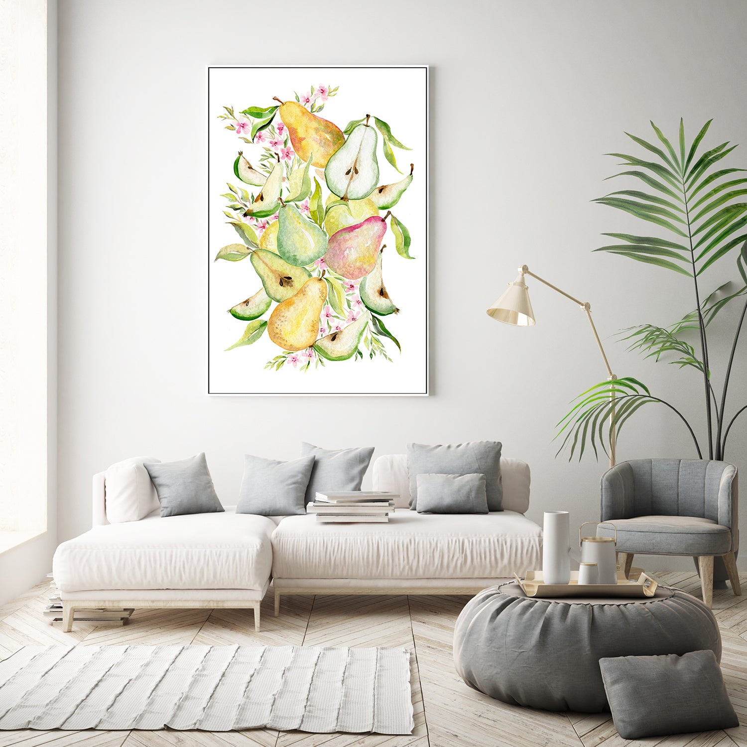 wall-art-print-canvas-poster-framed-Fruit collection - Pears-9