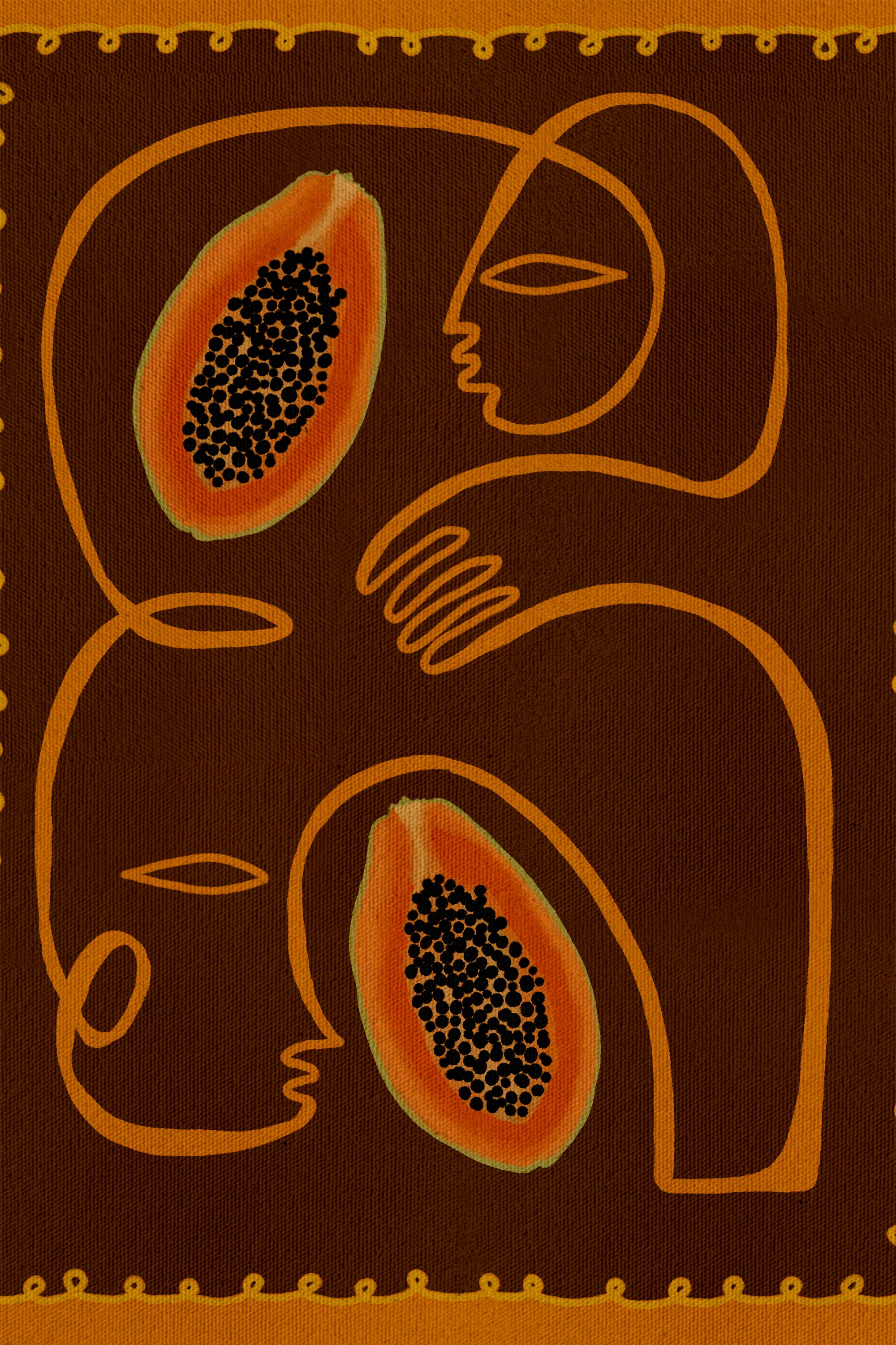 wall-art-print-canvas-poster-framed-Fruit Fiesta, Style D-1