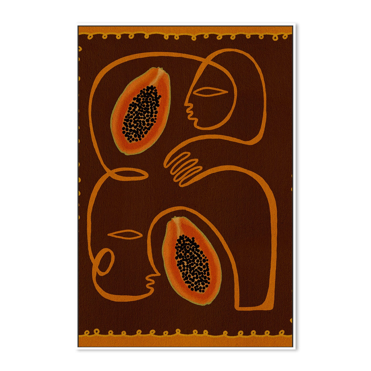 wall-art-print-canvas-poster-framed-Fruit Fiesta, Style D-4