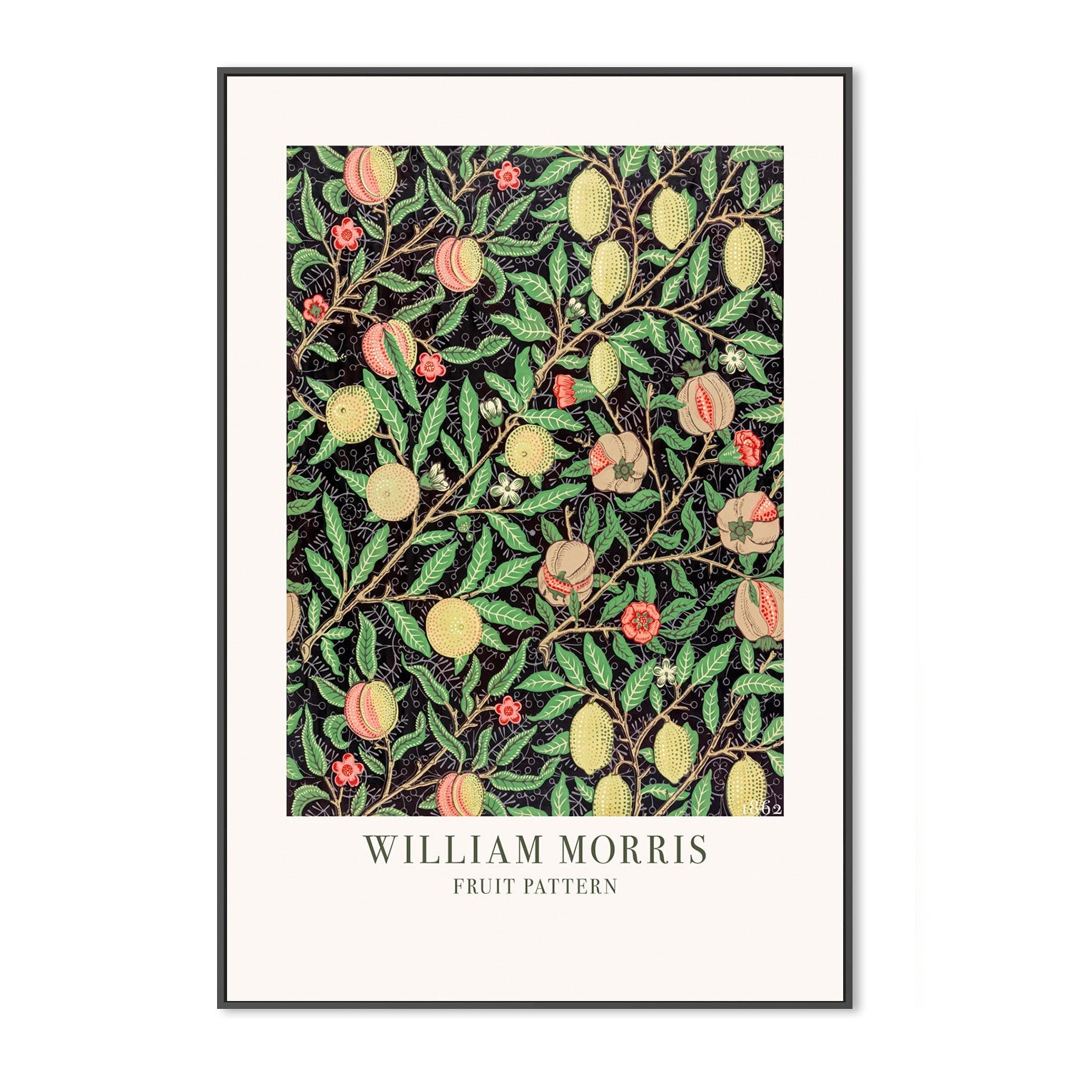 wall-art-print-canvas-poster-framed-Fruit Pattern , By William Morris-GIOIA-WALL-ART