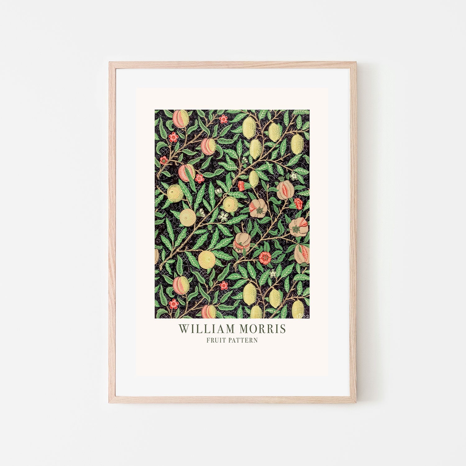 wall-art-print-canvas-poster-framed-Fruit Pattern , By William Morris-GIOIA-WALL-ART