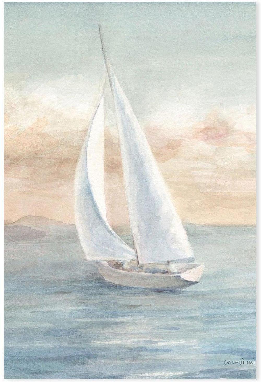 wall-art-print-canvas-poster-framed-Full Sail, Style B-by-Danhui Nai-Gioia Wall Art
