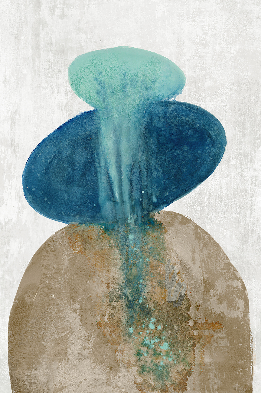 wall-art-print-canvas-poster-framed-Galaxy of Blue , By Maya Woods-1