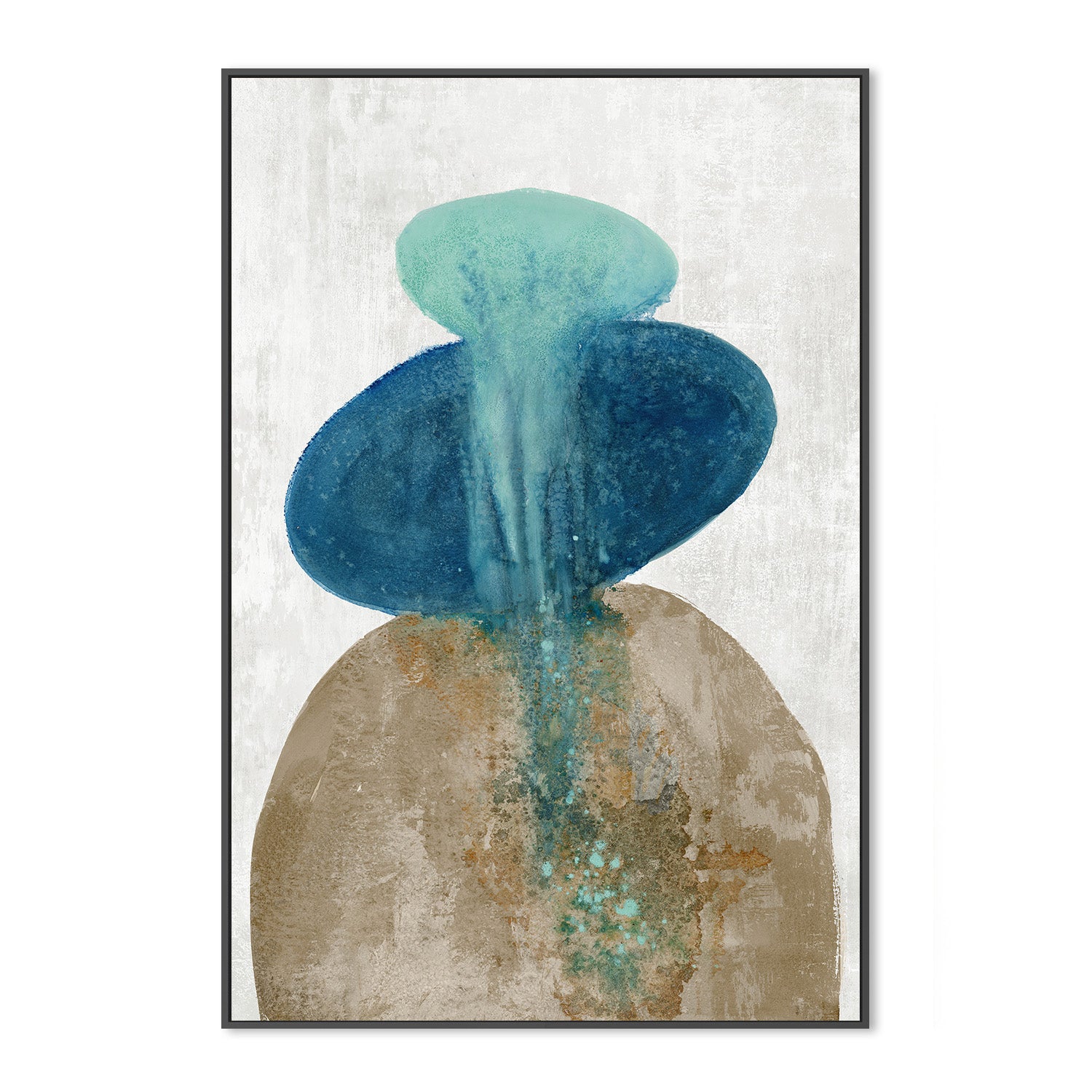 wall-art-print-canvas-poster-framed-Galaxy of Blue , By Maya Woods-3