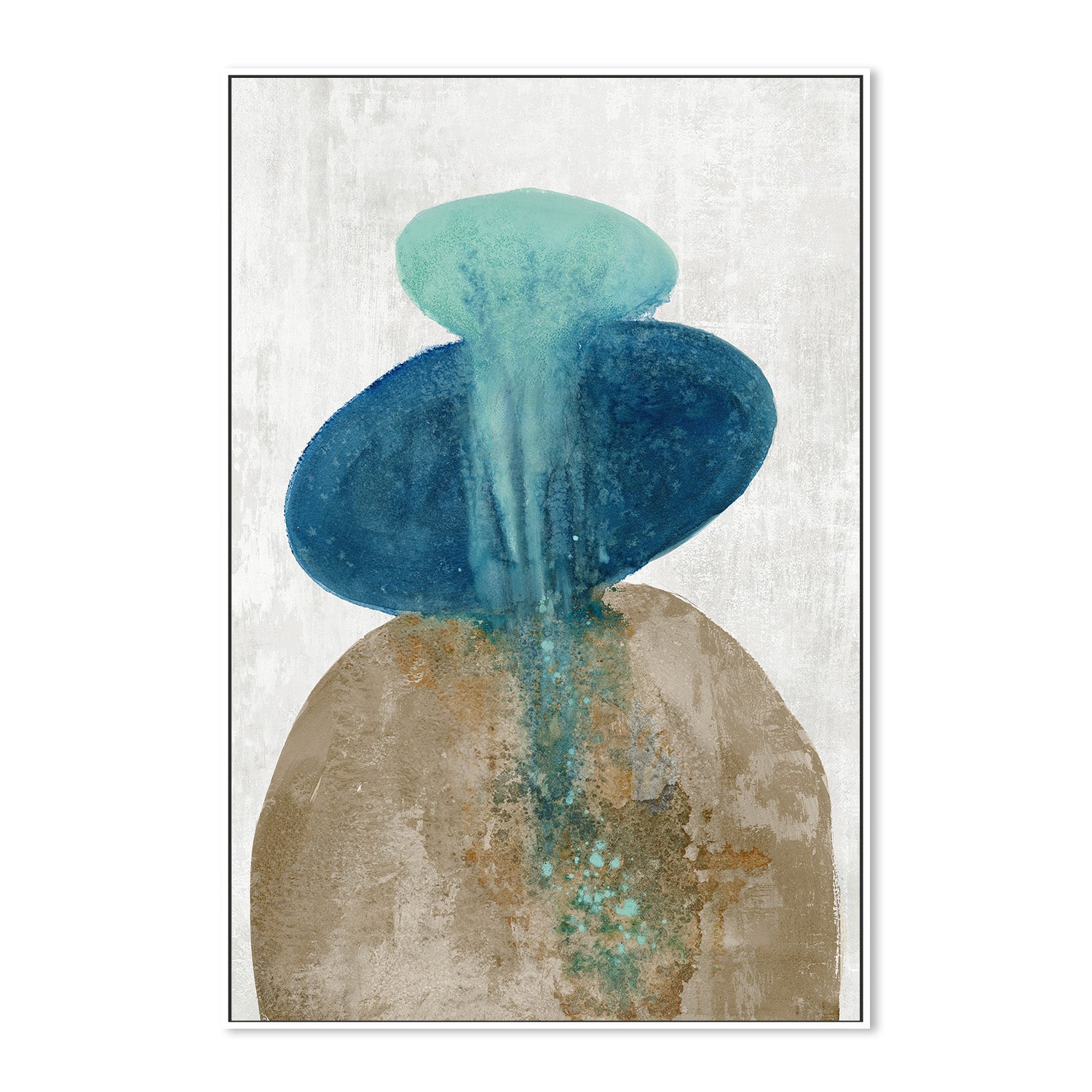 wall-art-print-canvas-poster-framed-Galaxy of Blue , By Maya Woods-5
