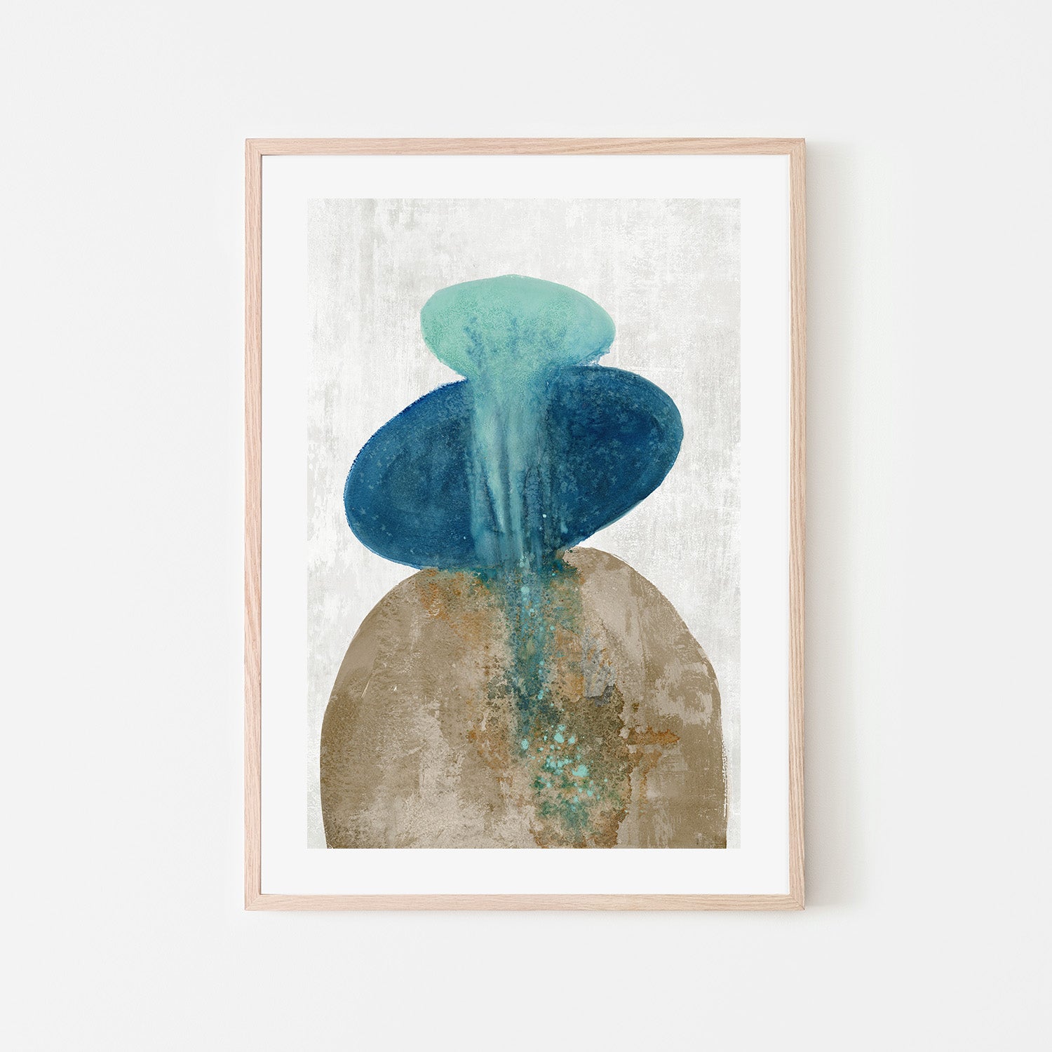 wall-art-print-canvas-poster-framed-Galaxy of Blue , By Maya Woods-6